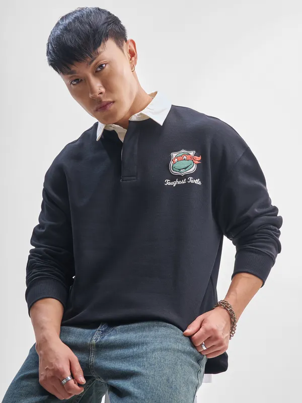 Ninja Turtles Men Printed Sweatshirt