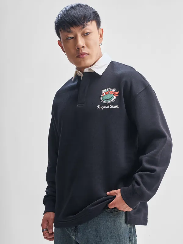 Ninja Turtles Men Printed Sweatshirt