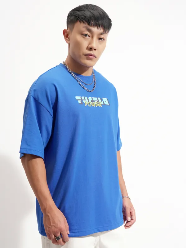 Ninja Turtles Men Printed Round Neck Oversized Fit T-Shirt