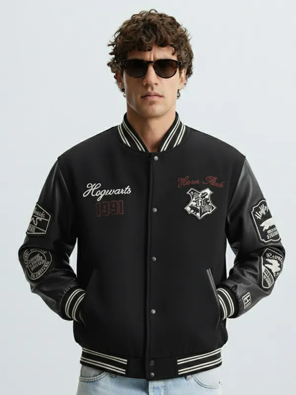 Harry Potter Printed Varsity Jacket