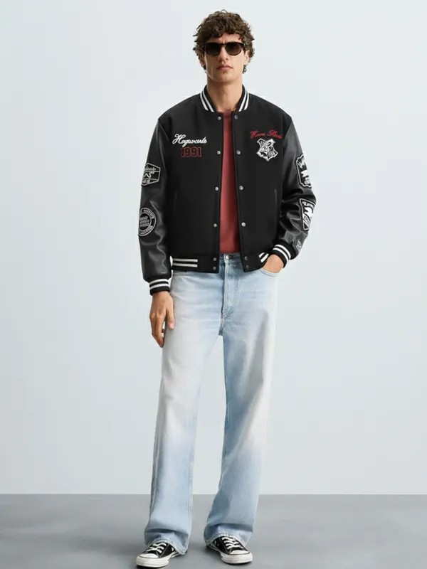 Harry Potter Printed Varsity Jacket