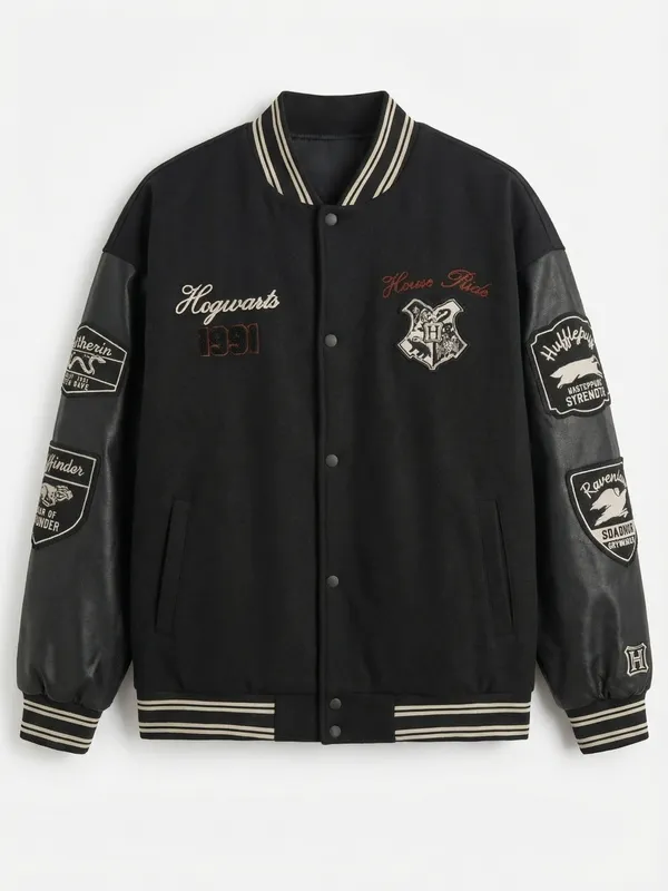Harry Potter Printed Varsity Jacket