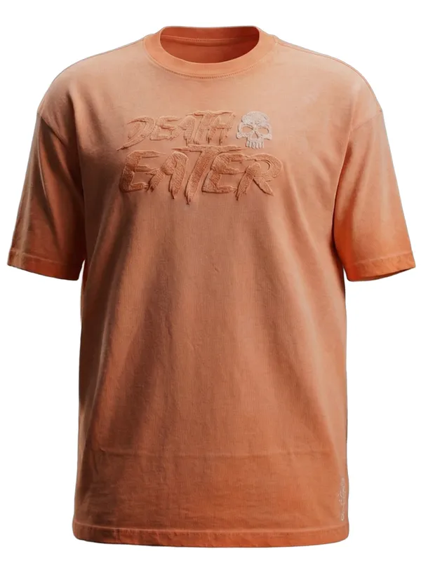 WB By Highlander Men Orange Harry Potter Printed Round Neck T-Shirt