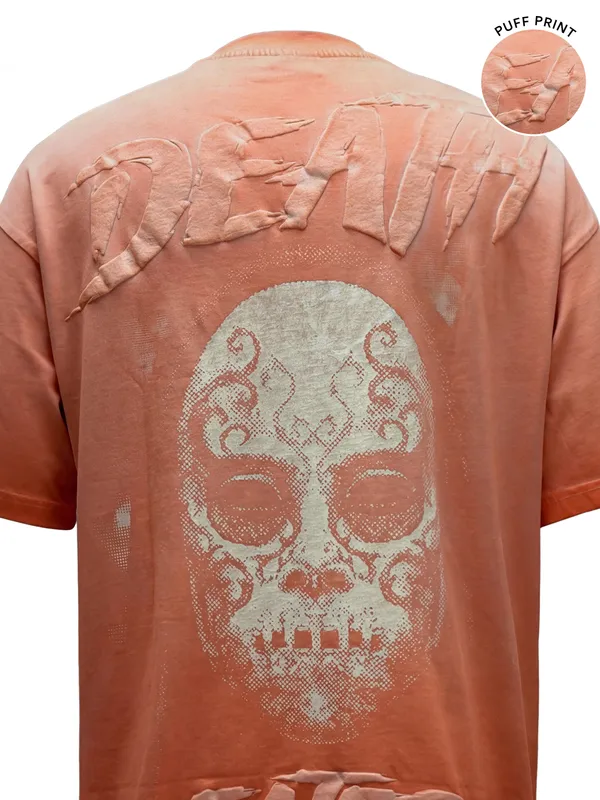 WB By Highlander Men Orange Harry Potter Printed Round Neck T-Shirt