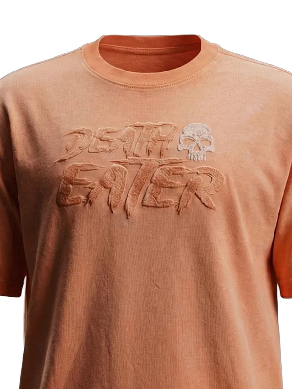 WB By Highlander Men Orange Harry Potter Printed Round Neck T-Shirt