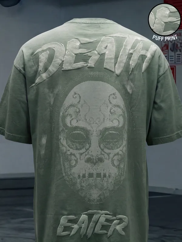 WB By Highlander Men Olive Harry Potter Printed Round Neck T-Shirt