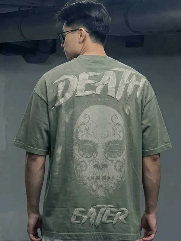 WB By Highlander Men Olive Harry Potter Printed Round Neck T-Shirt