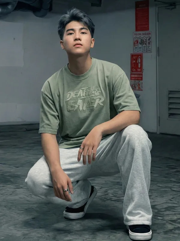 WB By Highlander Men Olive Harry Potter Printed Round Neck T-Shirt