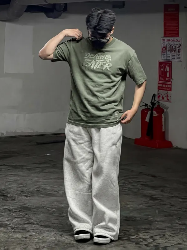 WB By Highlander Men Olive Harry Potter Printed Round Neck T-Shirt