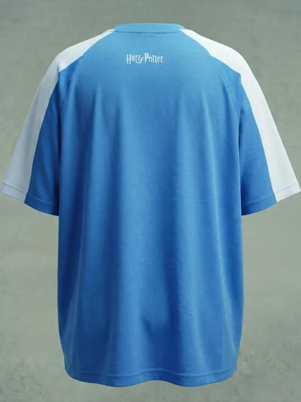 WB By Highlander Men Blue Harry Potter Printed Round Neck T-Shirt