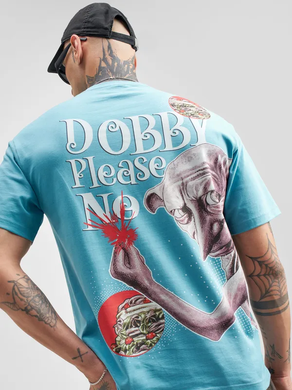 Harry Potter Men Printed Round Neck T-Shirt