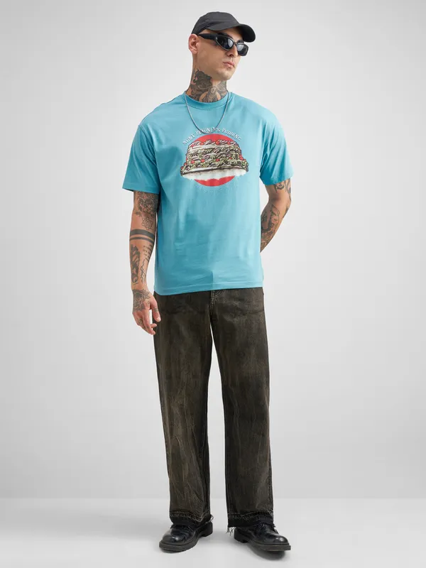 Harry Potter Men Printed Round Neck T-Shirt