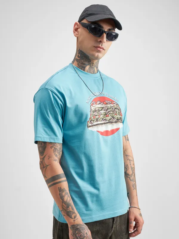 Harry Potter Men Printed Round Neck T-Shirt