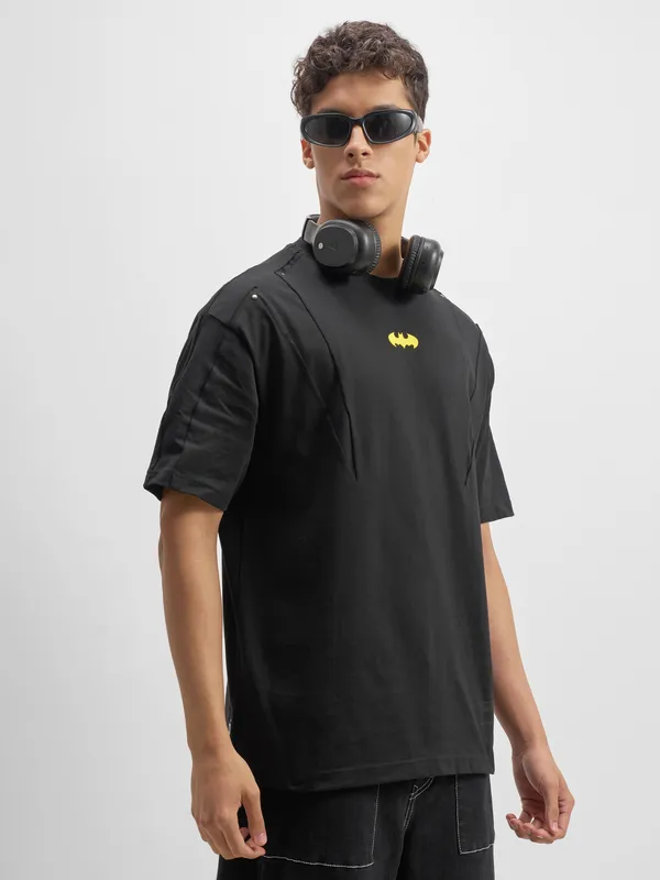 Batman Men Printed Round Neck T-Shirt