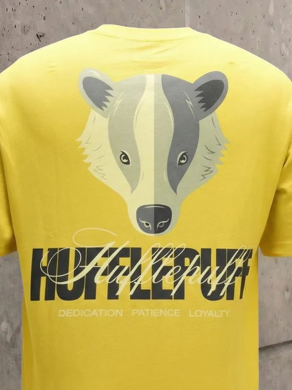 WB By Highlander Men Yellow Harry Potter Printed Round Neck T-Shirt