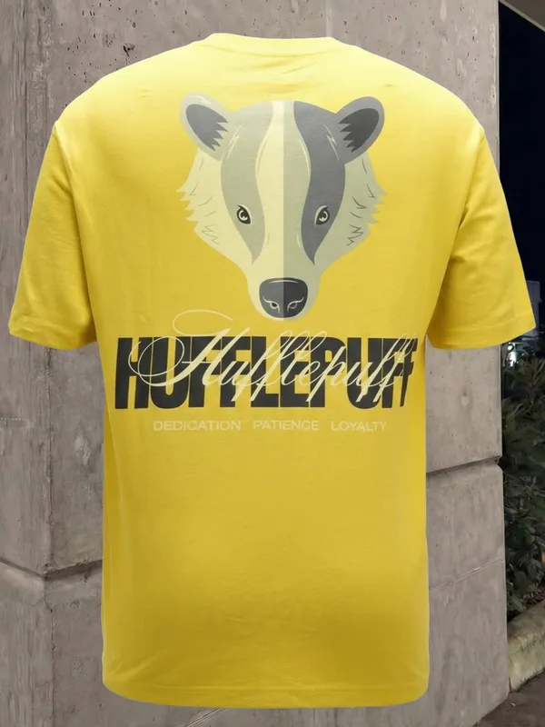 WB By Highlander Men Yellow Harry Potter Printed Round Neck T-Shirt