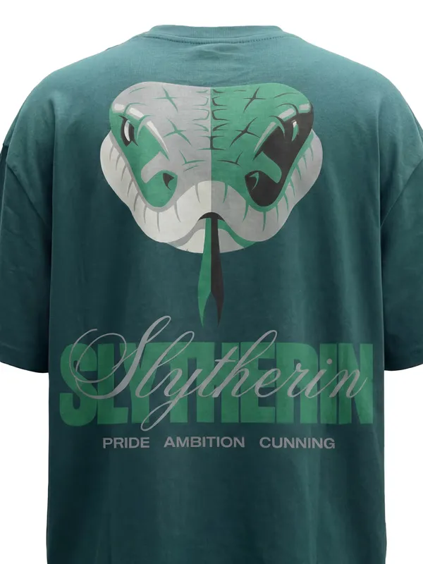 WB By Highlander Men Green Harry Potter Printed Round Neck T-Shirt