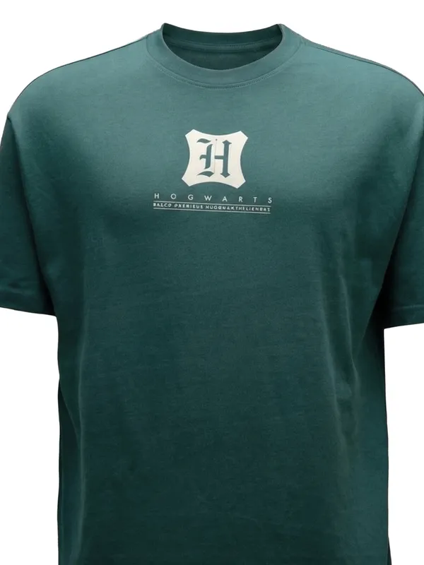 WB By Highlander Men Green Harry Potter Printed Round Neck T-Shirt