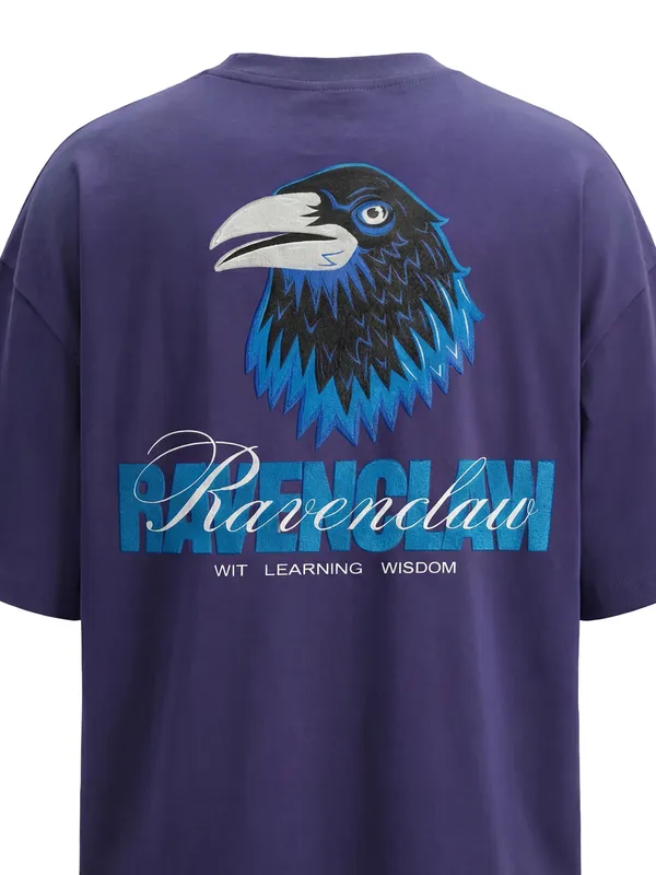 WB By Highlander Men Blue Harry Potter Printed Round Neck T-Shirt