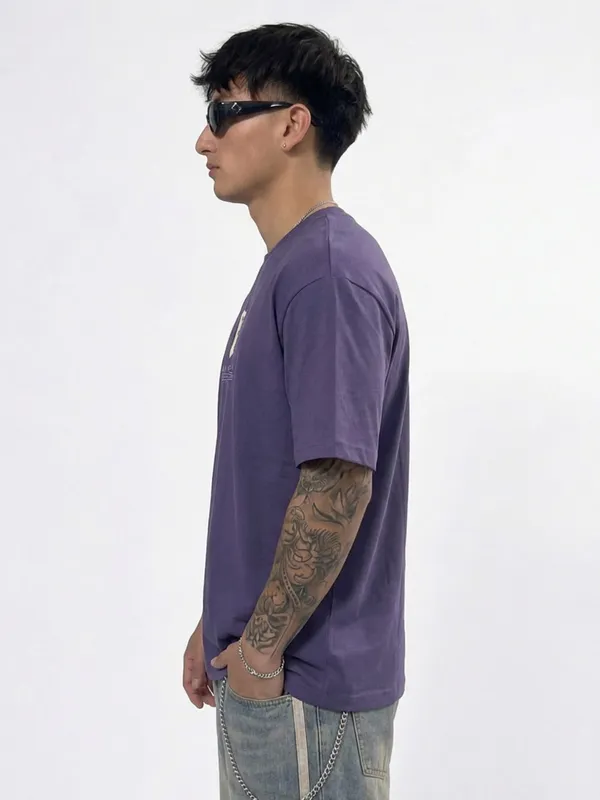 WB By Highlander Men Blue Harry Potter Printed Round Neck T-Shirt