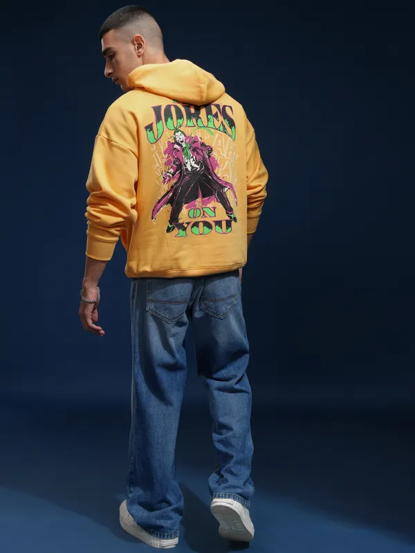 Joker Men Printed Oversized Fit Sweatshirt