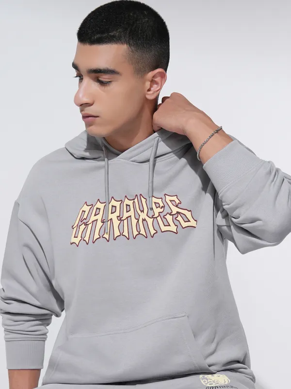 Highlander Men Grey Hoodie Sweatshirt