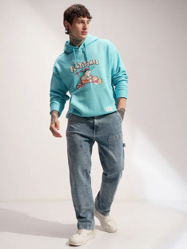 Flingstone Men Printed Sweatshirt