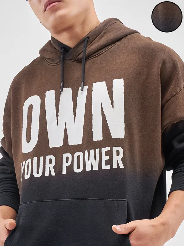 DC By Highlander Men Black Batman Hooded Pullover Sweatshirt