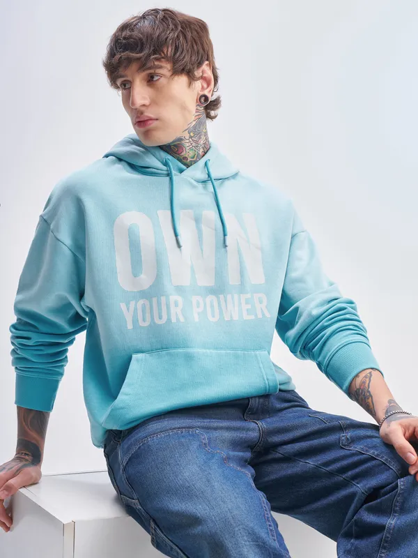 DC By Highlander Men Blue Batman Hooded Pullover Sweatshirt