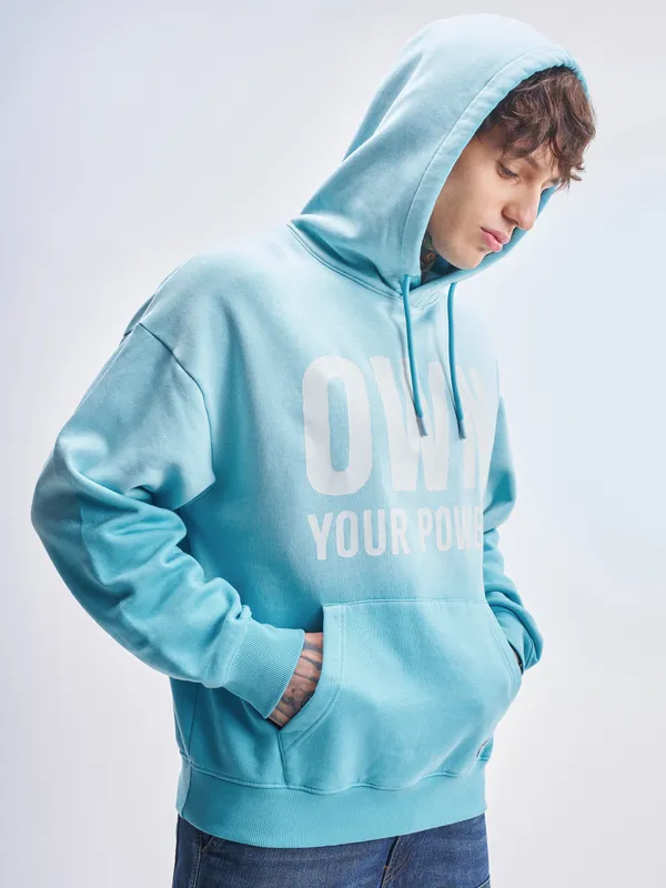 DC By Highlander Men Blue Batman Hooded Pullover Sweatshirt