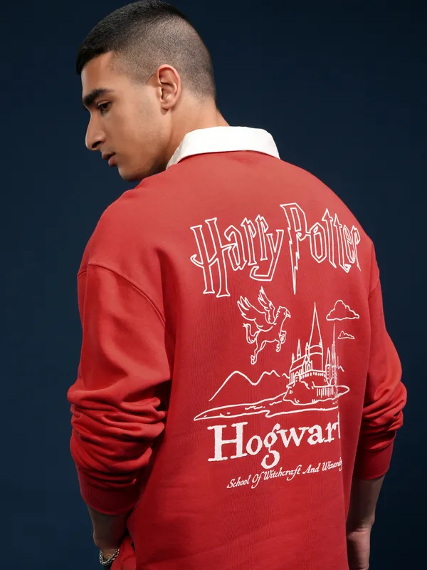 Harry Potter Printed Polo Collar T-Shirt