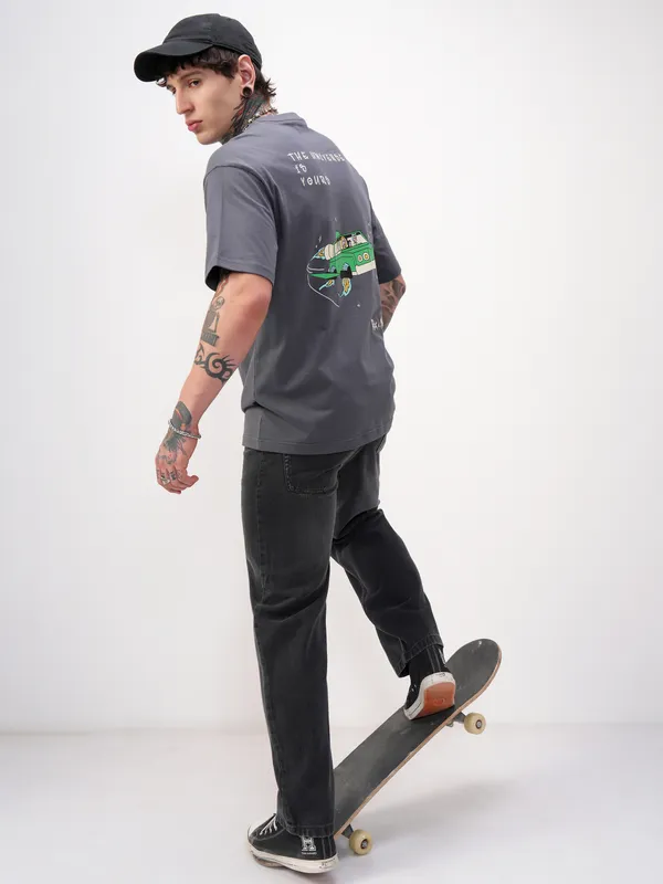 Rick And Morty Men Printed Round Neck T-Shirt