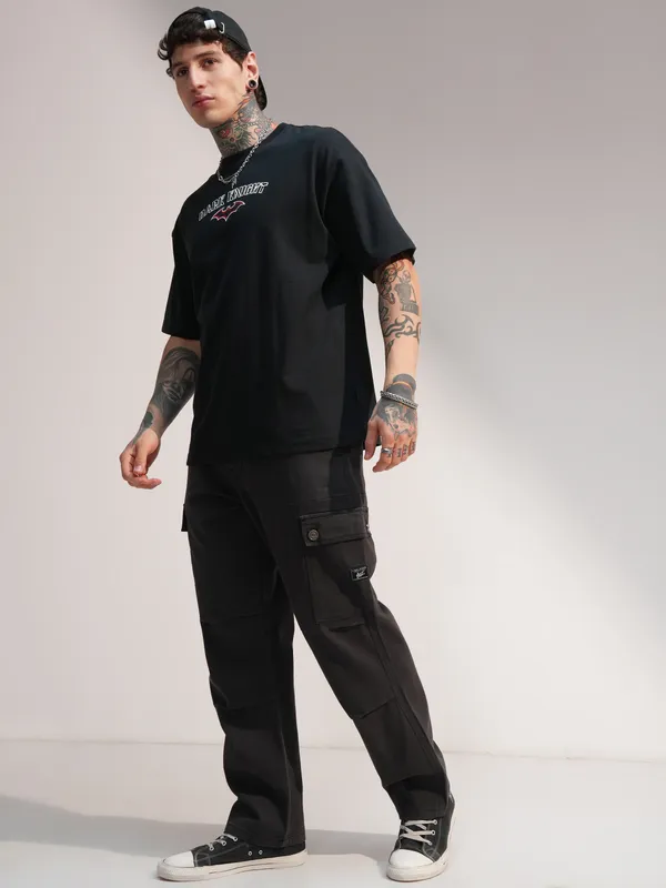 Batman Men Printed Round Neck T-Shirt