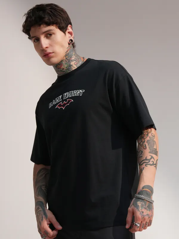 Batman Men Printed Round Neck T-Shirt