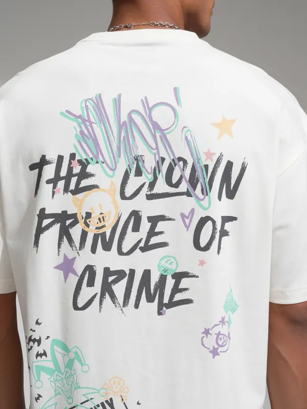 Joker Men Printed Round Neck T-Shirt