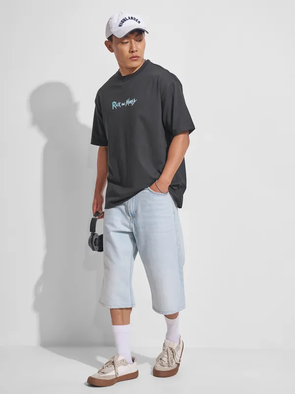 Rick And Morty Men Printed Round Neck T-Shirt