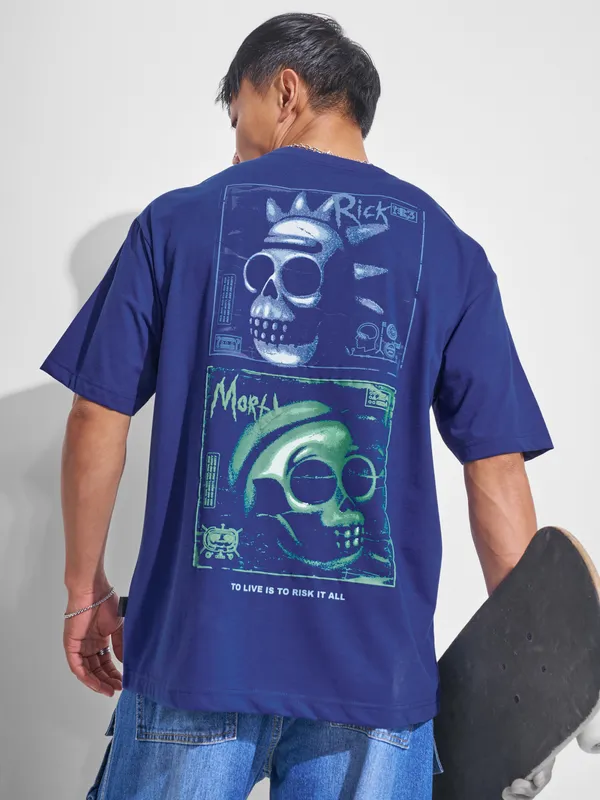 Rick And Morty Men Printed Round Neck T-Shirt