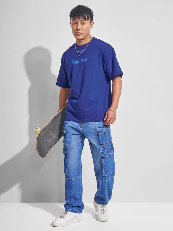 Rick And Morty Men Printed Round Neck T-Shirt