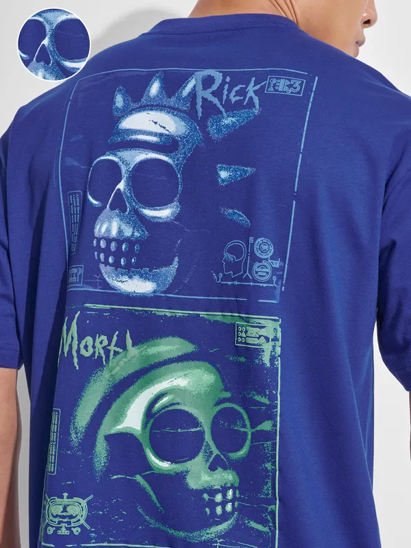 Rick And Morty Men Printed Round Neck T-Shirt