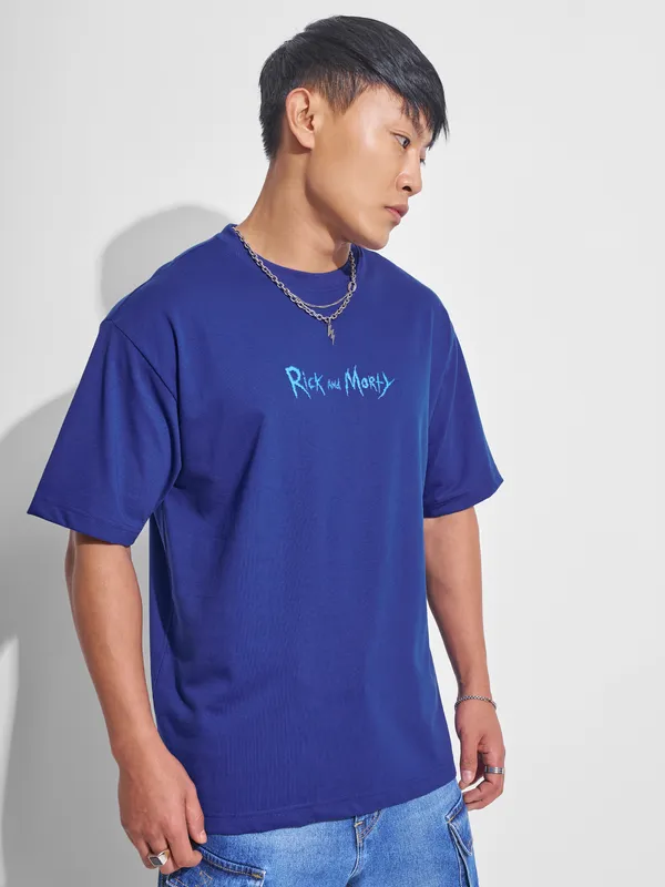 Rick And Morty Men Printed Round Neck T-Shirt