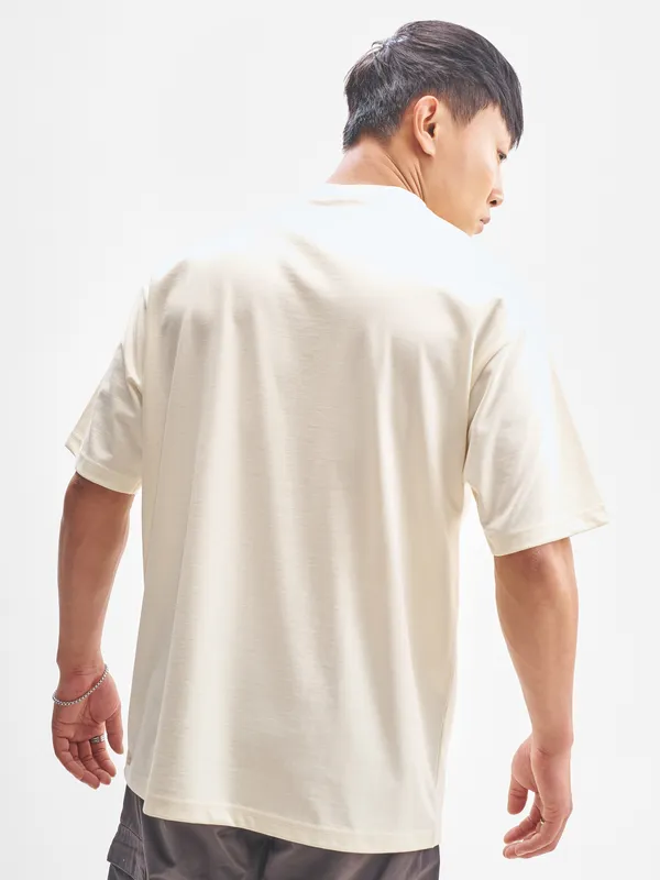 WB By Highlander Men Off White Scooby Doo Printed Round Neck T-Shirt