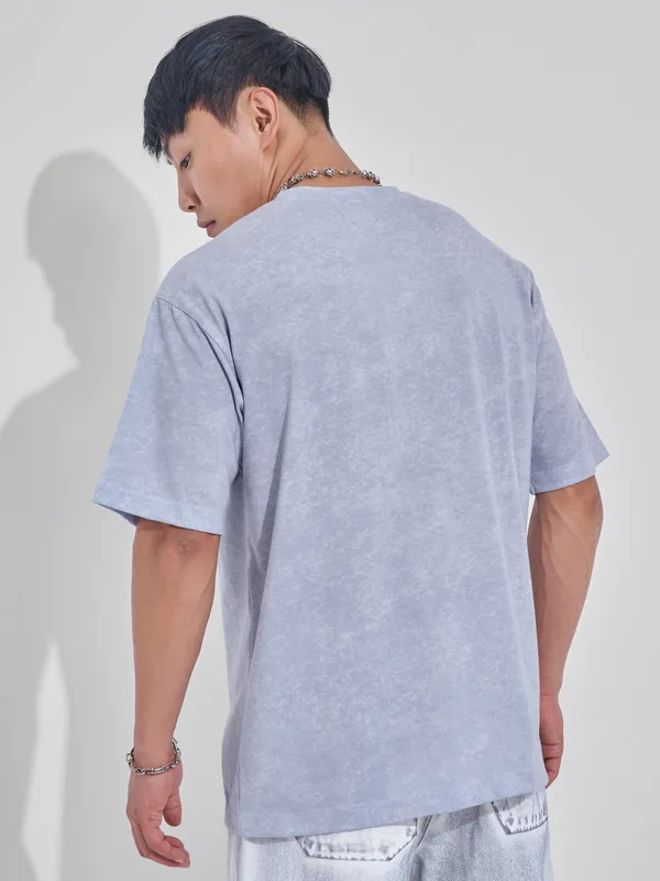 WB By Highlander Men Lavender Scooby Doo Printed Round Neck T-Shirt