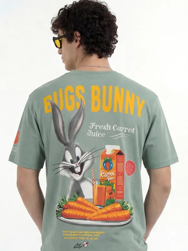 WB By Highlander Men Green Joker Printed Round Neck T-Shirt