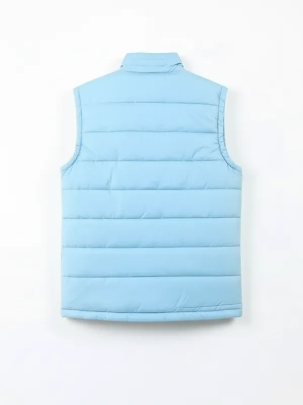 Ketch Men Teal Solid Puffer Jacket