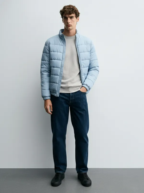 Solid Puffer Jacket