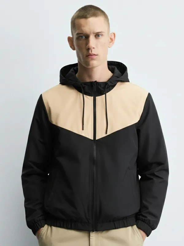 Colourblocked Bomber Jacket