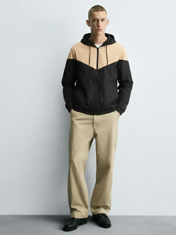 Colourblocked Bomber Jacket