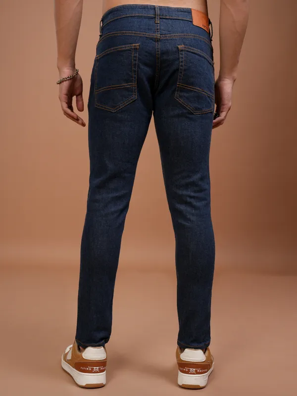  Ketch Men Blue Slim Fit Clean Look Jeans