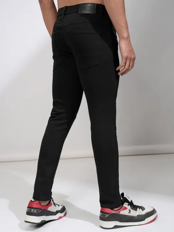  Ketch Men Black Skinny Fit Clean Look Jeans