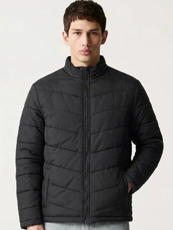 Solid Puffer Jacket